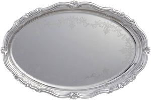 Bandeja de servicio de metal galvanizado personalizada Encanto rústico Decoración interior Acentos para mesa de centro Desayuno Más - Product Image 5