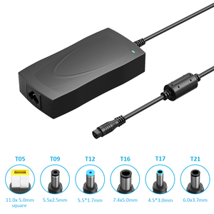 อะแดปเตอร์ชาร์จแล็ปท็อปอเนกประสงค์ 150W 19V 19.5V 20V 7.5A 6 หัวต่อ สำหรับ Dell Asus Lenovo HP Acer MSI Alienware CE FCC RoHS - Product Image 3