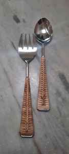 Fantaisie Manche En Bois Os Et Résine Couteaux Couverts Vaisselle Couverts Restaurant Utiliser Couverts Ensemble À La Main - Product Image 4