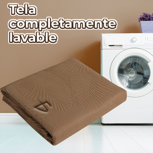 Elegante Piumino in Microfibra con Motivo a Righe, Comodo Trapuntino Imbottito in Poliestere per il Tuo Letto - Product Image 5