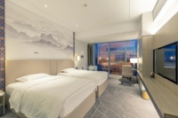 Ensemble complet de mobilier de chambre d'hôtel : lit, table de chevet, armoire, bureau pour hôtels 3-5 étoiles, MOQ 30 ensembles, usine OEM ODM
