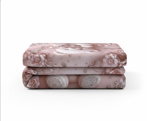 Juego de 2 Fundas de Almohada de Algodón Sólido Estilo Europeo-Americano, 600 Hilos, Plegables, Color Rosa Palo - Product Image 5