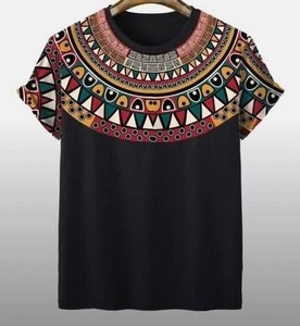 Camisetas de hombre de diseño azteca de bajo precio Ropa de hombre de manga corta Camisetas gráficas - Product Image 3