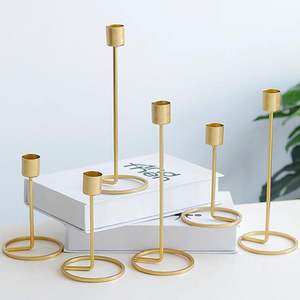 Nuevo diseño decorativo para decoración del hogar, soporte de pilar de vela, soporte de vela de diseño moderno para Decoración de mesa hecha a mano - Product Image 1