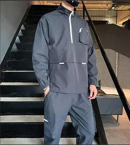 Chaqueta Deportiva Cortavientos Unisex al por Mayor, Transpirable, Forro de Nailon Sólido, Logotipo Personalizable y Marca Privada - Product Image 4