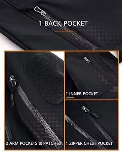Chaqueta Softshell para Hombre, Cómoda y a la Moda, Diseño Personalizado, Venta al por Mayor 2025 - Product Image 5