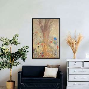 Impression sur toile Odilon Redon - Art mural moderne et élégant, encadré noir - Product Image 1