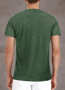 เสื้อยืดลำลองแขนสั้นคอกลมลายเรียบสำหรับผู้หญิง ผ้าฝ้าย 100% มีกระเป๋า แห้งเร็ว เป็นมิตรกับสิ่งแวดล้อม - Product Image 2