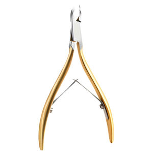 Cortauñas Profesional de Acero Inoxidable Color Dorado, Duradero, con Abertura de Mandíbula Ancha y Cuchilla Puntiaguda para Uñas Gruesas - Product Image 1