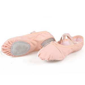 Chaussures de danse de ballet pliables en toile - Product Image 4