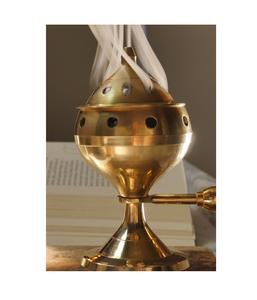 กระถางธูปโลหะที่มีสไตล์ยาวนานพร้อมคำอุทธรณ์โบราณสำหรับการตั้งค่าอารมณ์ผ่อนคลายและพลังงานทางจิตวิญญาณ - Product Image 4