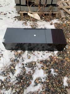 Monuments en granit noir absolu de style traditionnel de qualité supérieure Pierres de tête funéraire - Product Image 2