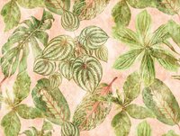 Papier peint mural en vinyle non tissé moderne vert rose fabriqué en Allemagne, motif floral, pour hôpital, chambre, salle à manger, grand format 0,53x20,10m, emballage en vrac