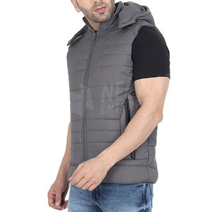 Nouvelle arrivée, veste matelassée sans manches pour homme, imperméable, écologique, style streetwear, hiver, couleur personnalisée, légère, séchage rapide - Product Image 2