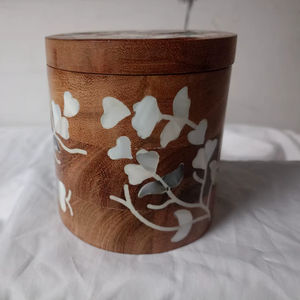 Quemador de incienso de nácar de madera hecho a mano de lujo diseño tradicional árabe Mubkhar para regalo religioso para el hogar proveedor a granel - Product Image 1