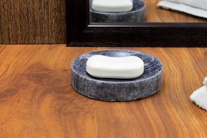 Porte-savon rectangulaire en marbre naturel, de haute qualité, écologique, élégant et durable, accessoire de salle de bain - Product Image 5