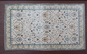 Alfombra estampada de algodón y poliéster de alta densidad Arya Ziegler con respaldo de TPR hecha a máquina para uso diario cómodo de proveedor indio - Product Image 4