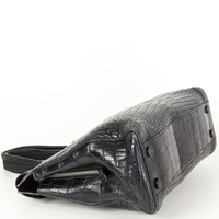 Nouveauté Sac à main pour femme en cuir véritable léger à motif alligator, réglable, avec fermeture éclair et bandoulière amovible