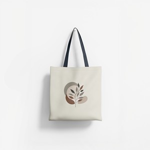 กระเป๋าชอปปิงผ้าฝ้าย/โพลีเอสเตอร์มีหูหิ้วสะพายไหล่ - Product Image 1