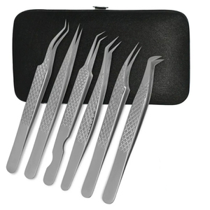 Fourniture directe d'usine pince à épiler à sourcils sur mesure nouveau design à bas quantité minimale de commande pas cher prix quantité en vrac pince à cils - Product Image 1