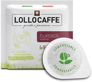 150 dosettes de café en papier compostables Lollo 44 mm Mélange classique - 0,10/ dosette - Product Image 2