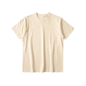 Collection Printemps-Été 2026 – T-shirt décontracté à manches courtes pour homme, col rond, en jersey anti-rétrécissement 160 grammes, tricoté, uni et polyvalent - Product Image 1