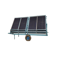 Solarenergie-Hybrid-Trolley mit Lithium-Ionen-Batterie Leicht zu Transportieren Erneuerbare Energiestation für Outdoor-Events und Mobile Shops