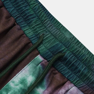 LOGO personnalisé Designer Short pour homme décontracté uni sublimé par teinture 100% coton polyester écologique avec décoration en dentelle - Product Image 4