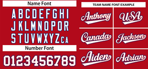 Maillot de baseball rouge personnalisé pour hommes, uniforme d'équipe, nom et numéro personnalisés, chemise de softball, design boutonné - Product Image 3