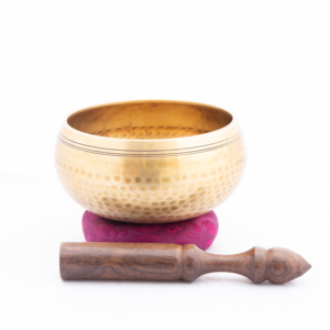 ชามร้องเพลงสไตล์ธิเบตทำด้วยมือวัสดุทองเหลืองโบราณสำหรับการทำสมาธิโยคะเสียงผลิตภัณฑ์งานฝีมือโลหะ - Product Image 6