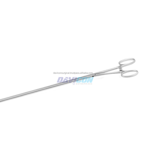 Pinza DeBakey Toracoscópica de Acero Inoxidable, Curva de 100 mm, Mandíbulas Atraumáticas 1x2, Eje de 10 mm con Bloqueo, Longitud de Trabajo de 38.5 cm (19.25'') - Product Image 4