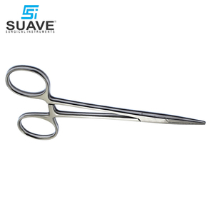 Alicates Mango de bloqueo Instrumentos quirúrgicos Hemostato de Mosquitos de acero inoxidable Fórceps rectos de SUAVE INSTRUMENTOS SURGICAL - Product Image 3