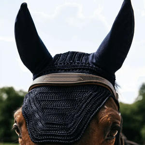 Haute qualité, meilleur tissu doux, prix compétitif, produit haut de gamme, équipement équestre pour chevaux, bonnet d'oreille avec logo personnalisé - Product Image 3