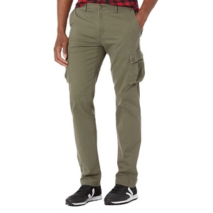 กางเกงคาร์โก้สำหรับผู้ชายกางเกงผ้าคอตตอนมีกระเป๋าหลายกระเป๋าใส่สบายกางเกงใส่ทำงานออกแบบสีได้ตามต้องการ - Product Image 1