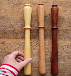 Avena de madera Spurtle Gachas Spurtle Fabricación en India Gachas de avena de madera natural hechas a mano Spurtle - Product Image 1