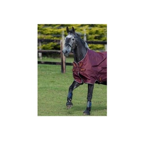 พรมม้าเบอร์กันดีกันน้ำน้ำหนักเบามีคุณภาพระดับพรีเมียมใช้ในฤดูหนาวมีหลากหลายขนาดให้เลือกใช้ในฤดูร้อนผ้าโพลีเอสเตอร์ ripstop - Product Image 2