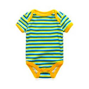 Ropa de bebé niña de patrón sólido ecológico para niños de 0 a 12 meses con cierre de cremallera para primavera - Product Image 4