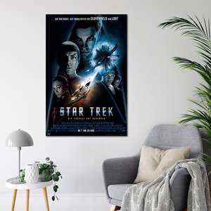Modern Style Star Trek XI the Future Begins Wall <b>Poster</b> Black Frame Paper <b>Poster</b> - Product Image 2