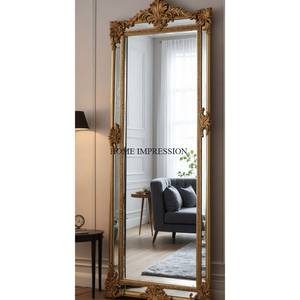 Fournisseur en gros Grand miroir noir moderne écologique fait à la main pour chambre à coucher salon Matériau métallique - Product Image 2