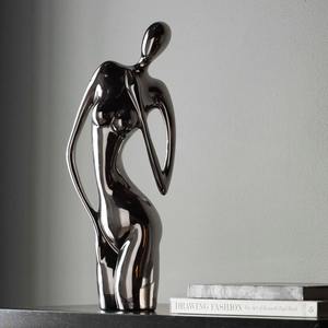 Exquise figurine en argent pour femmes, sculpture moderne, pièce décorative parfaite pour les intérieurs élégants de la maison et du bureau, en provenance d'Inde - Product Image 6