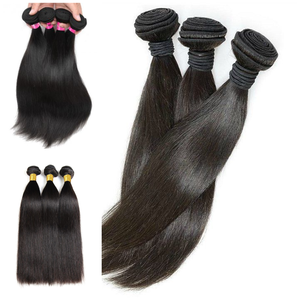 Trame d'extensions de cheveux crus droits brésiliens vierges de qualité supérieure, parfaite pour les styles - Product Image 2
