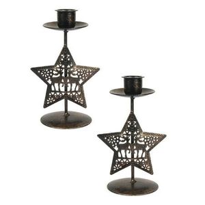 Portavelas de pared de Metal de hierro forjado de nuevo diseño, acabado negro para decoración del hogar, decoración de habitación de invitados, linterna de tamaño estándar - Product Image 2