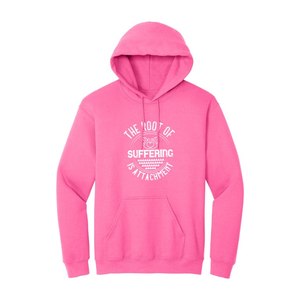 Chaqueta acolchada con capucha de Invierno para mujer, bolsillo de canguro, tema de Buda, estampado en el pecho, colores personalizables, diseño con forro frontal 260-300 + - Product Image 2