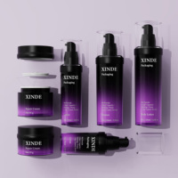 Ensemble d'emballages de luxe pour beurres cosmétiques dégradés : pots pour lotion corporelle, crème visage, sérum, tonique, spray – 30ml, 50ml, 100ml, 120ml