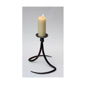Bougeoir en fer fait à la main en métal de meilleure qualité enduit de poudre noire pour décoration de noël décor de mariage - Product Image 2
