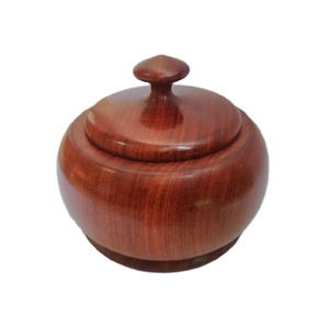 Cuenco de madera de acacia, tarro de ALT y azúcar, cuenco para utensilios de cocina - Product Image 3