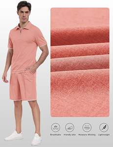 Conjuntos Casuales de Manga Corta Cómodos y Transpirables para Hombre, Conjuntos de Verano, Suministro de Fábrica - Product Image 3