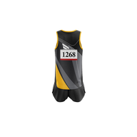 Maillots de sport sans manches Pro Track and Field pour marathon et course à pied, tissu respirant, design personnalisé