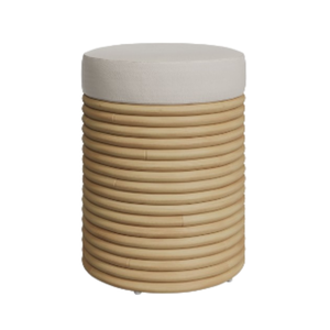 Tabouret Macaron avec forme ronde et coussin super confortable pour la maison, mobilier d'extérieur et d'intérieur, prix de gros - Product Image 1