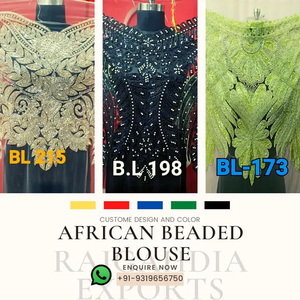 Blusa de Mujer con Cuentas, Decoración Bordada, Moda de Verano, Estilo Casual Europeo Americano, Camisa Ligera, Envío Rápido - Product Image 4